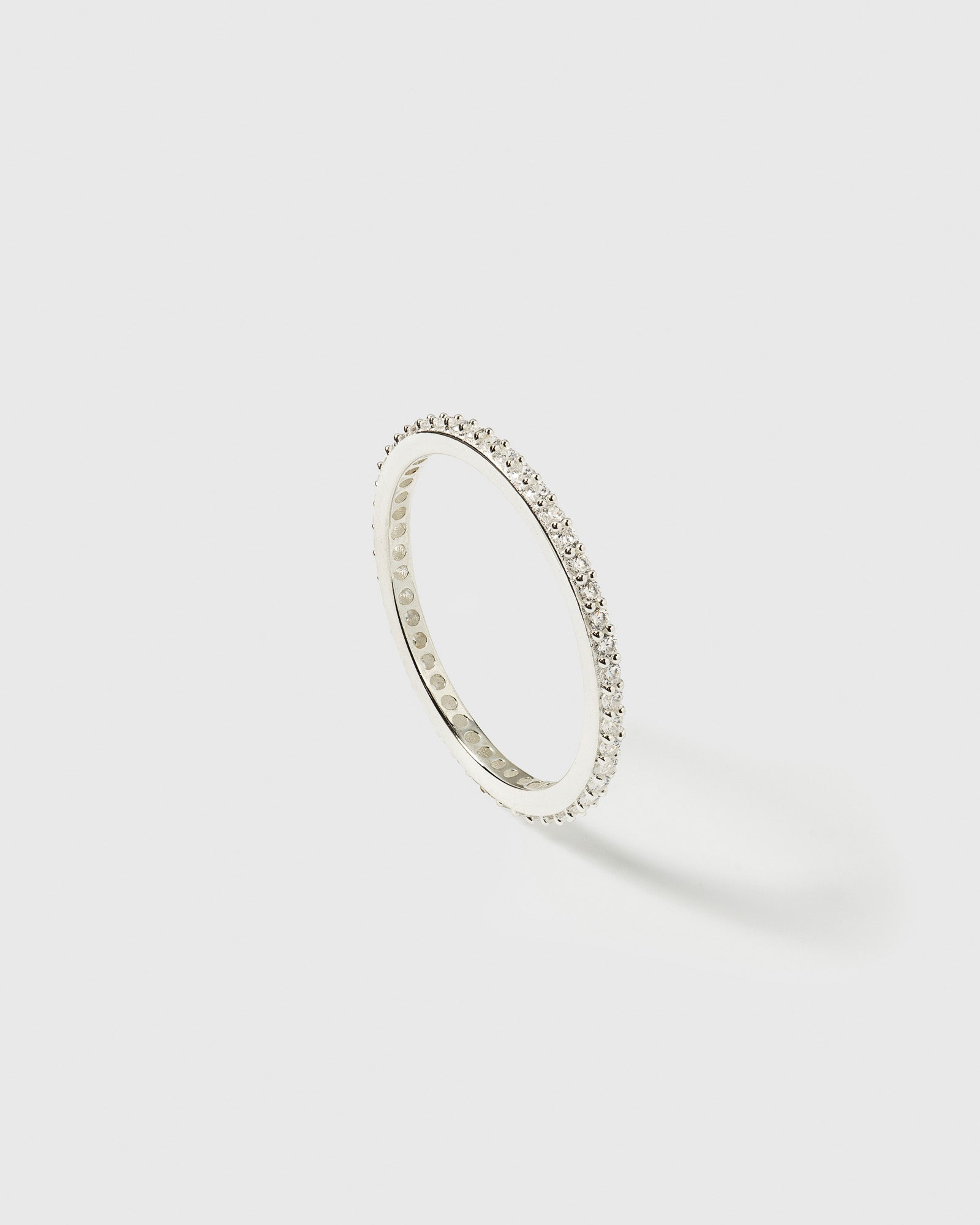Tiny Sparkle Ring Silver