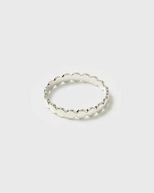 Beaches Flat Dots Ring Silver