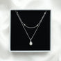 Treasure Necklace Set Silver